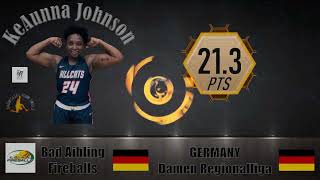 🔥 KEAUNNA JOHNSON season highlights! 🔥 Germany