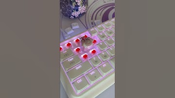 artisan keycaps ⌨️ #handmade #keyboard #keycaps