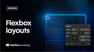 Flexbox layouts in Webflow - Web design tutorial