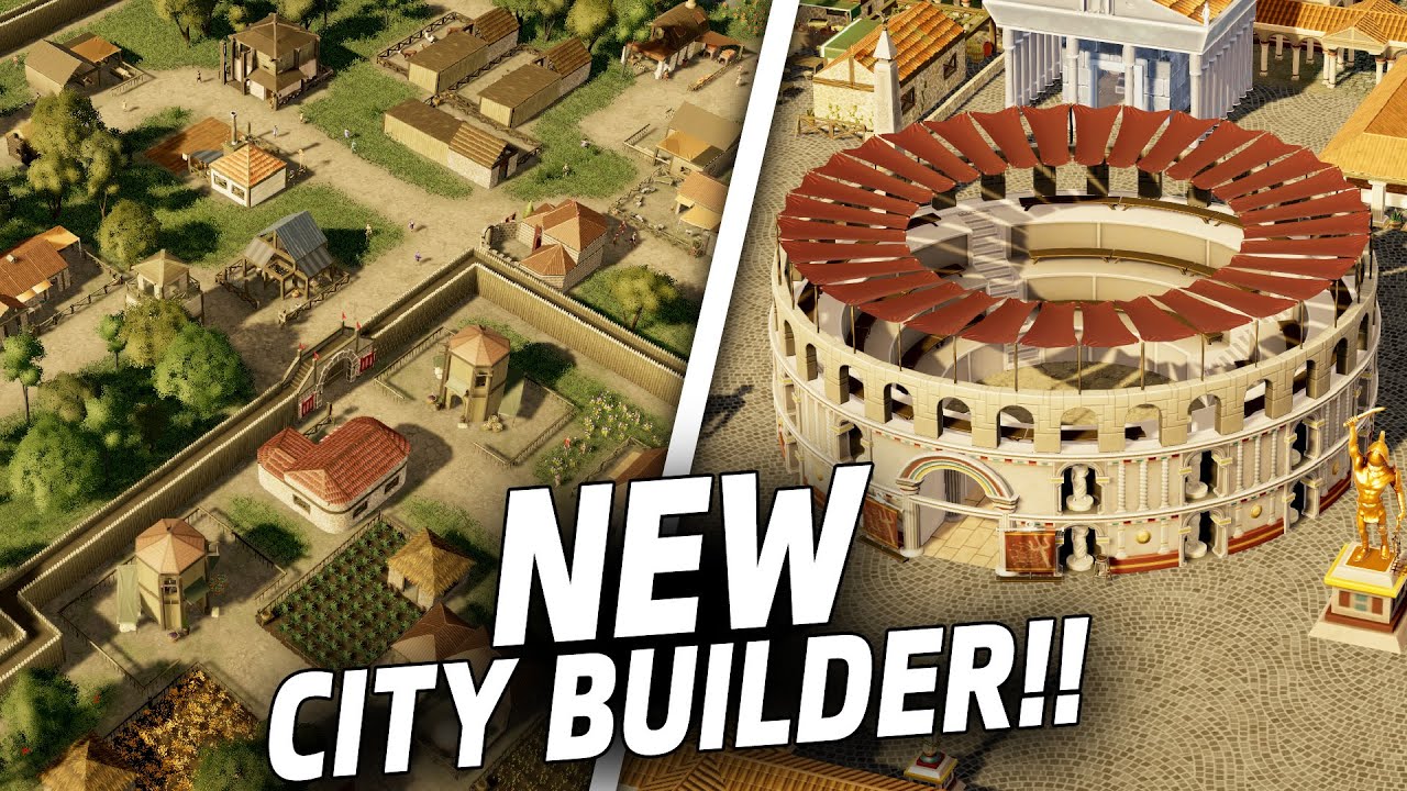 NEW Roman City Builder!! Citadelum Management Base Builder YouTube