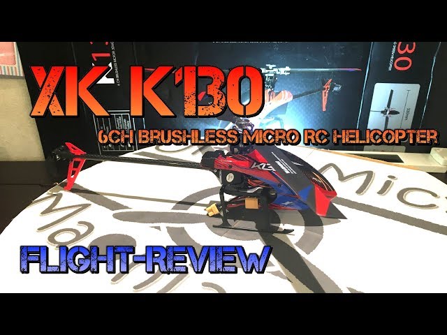 XK K130 6ch Brushless 3D-6G RC Helicopter FLIGHT-REVIEW