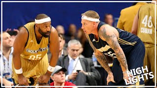 Jason Williams vs. Baron Davis Duel at 2017 NBA Celebrity All-Star Game (2017.02.17)
