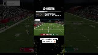 QB Vision Test: Bench Return #CFB26