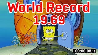 Spongebob Squarepants Intro% Speedrun In 19.69 Igt World Record Pc New Glitch Debug Menu