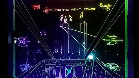 Horizontal UV Star Wars overlay on Vectrex