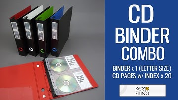 CD Binder Set | Keepfiling