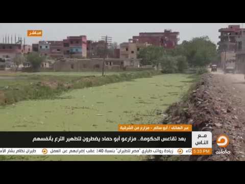 بعد تقاعس الحكومة مزارعو أبو حماد يفرطون لتظهر الترع بأنفسهم