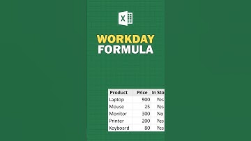 Workday Formula | Calculate workdays easily! | Excel Tips & Tricks