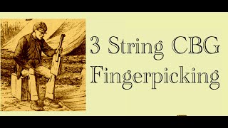 Finger Picking Blues 3 String Beginner Cigar Box Guitar Lesson #cbglesson cigar box guitar scale