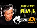 БУСТЕР смотрит TEAM SPIRIT vs APEKS турнир IEM Katowice 2024 CS 2