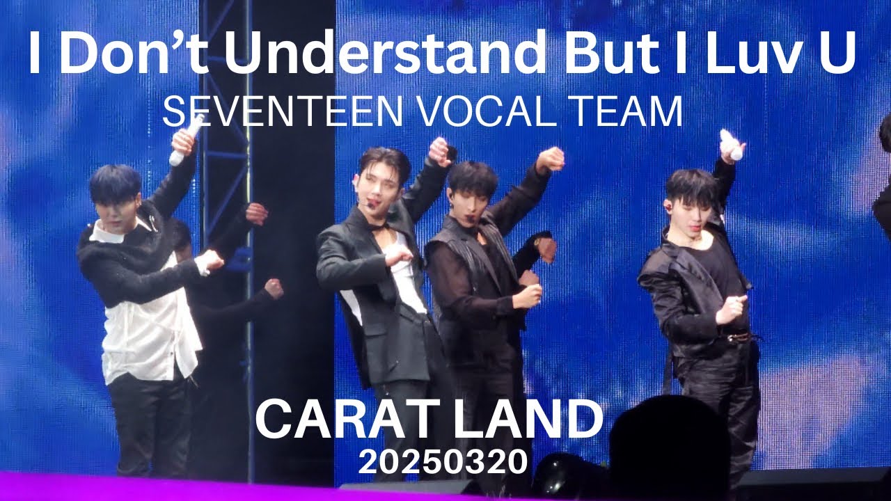 ［4K］SEVENTEEN CARAT LAND VocalTeam I Don’t Understand But I Luv U #캐럿랜드