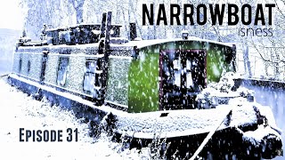OFF GRID LIVING in WINTER on a NARROWBOAT - Vlog episode 31 inspired by nature