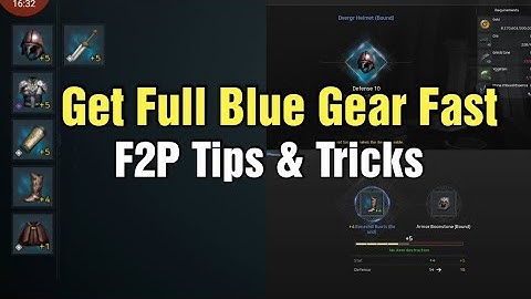 Odin Valhalla Rising Gear Guide: How To Get Full Blue Gear Fast as F2P!?