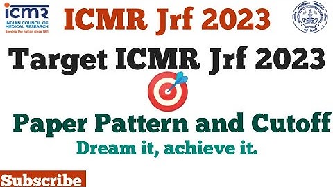 ICMR JRF-2023/TARGET ICMR 2023/Preparation with Insanis Pro Biology/Announcement about PYQ