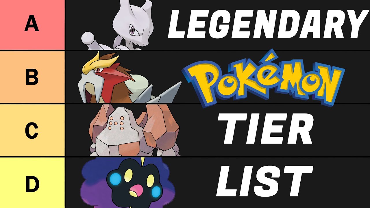 The Ultimate Legendary Pokemon Tier List!