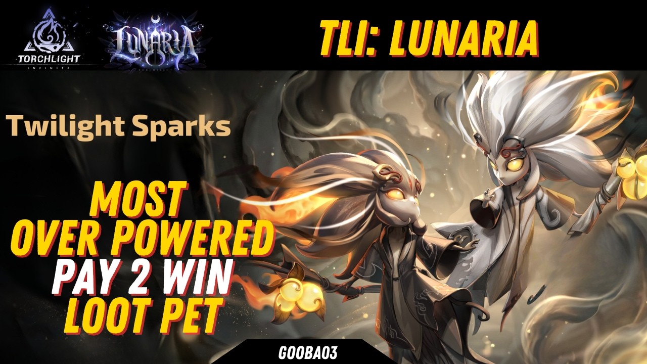 Torchlight Infinite Lunaria: OVERPOWERED DROP PET // Ac… — Transcript