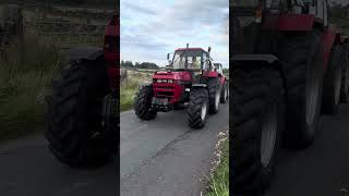Case 1594T pulling the 1 of 1 David Brown Load Car, 2025.