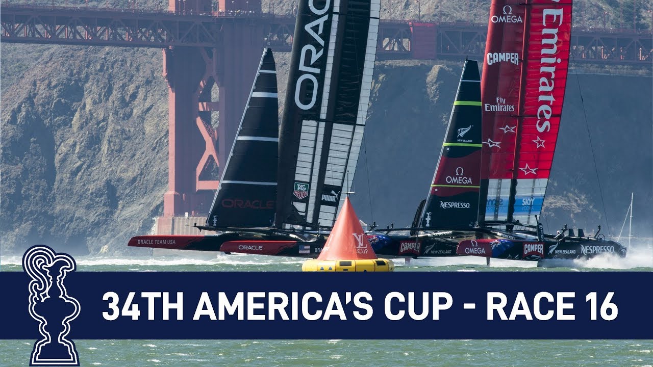34th America's Cup Race 16 USA vs. NZL | AMERICA'S CUP