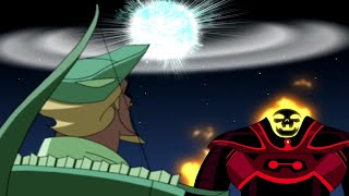 Captain Atomgreen Arrowsupergirl Vs Nuclear Robot - Justice League Season 3 Episode 1