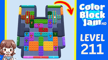 Color Block Jam Level 211 Solution Walkthrough