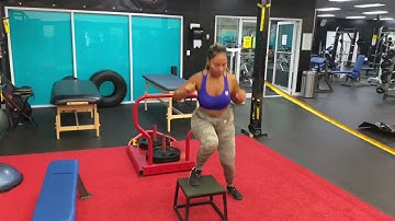 Lateral quick step ups