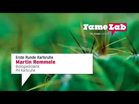 FameLab Baden-Württemberg: Martin Remmele in der ersten Runde