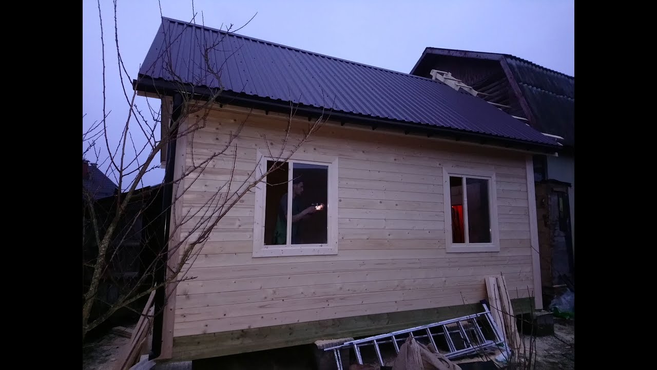 Пристройка из бруса к дому баня карловско