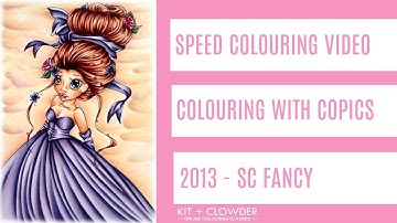 Copic Speed Colouring - Saturated Canary Fancy