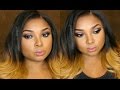 Full Face Fall Make up tutorial -Plum/Gold eyes - Mocha lips