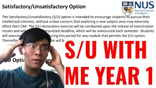 How to Know What to S/U | Should I Aim for First Class Honours - S/U with Me NUS Year 1 Engineering