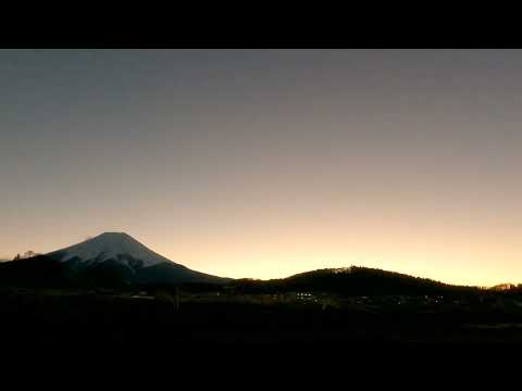 フジファブリック　「茜色の夕日」　富士吉田市　夕方５時のチャイム　2021/12/25