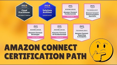 Amazon Connect Certification Path | All Badges | Communications & Developer Specialist