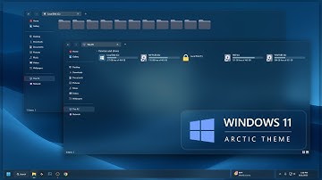 Windows 11 Arctic Theme – Cool & Clean Desktop Customization Setup!