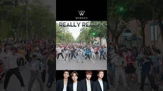 Celebrity [KPOP IN PUBLIC] WINNER - 'REALLY REALLY' | Random play dance #shorts Wealth