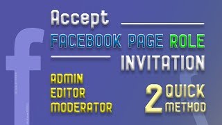 How To Accept FB Page Role Invitation | Admin, Editor, Moderator | Qucik & Easy Methods | PoinTecH screenshot 4