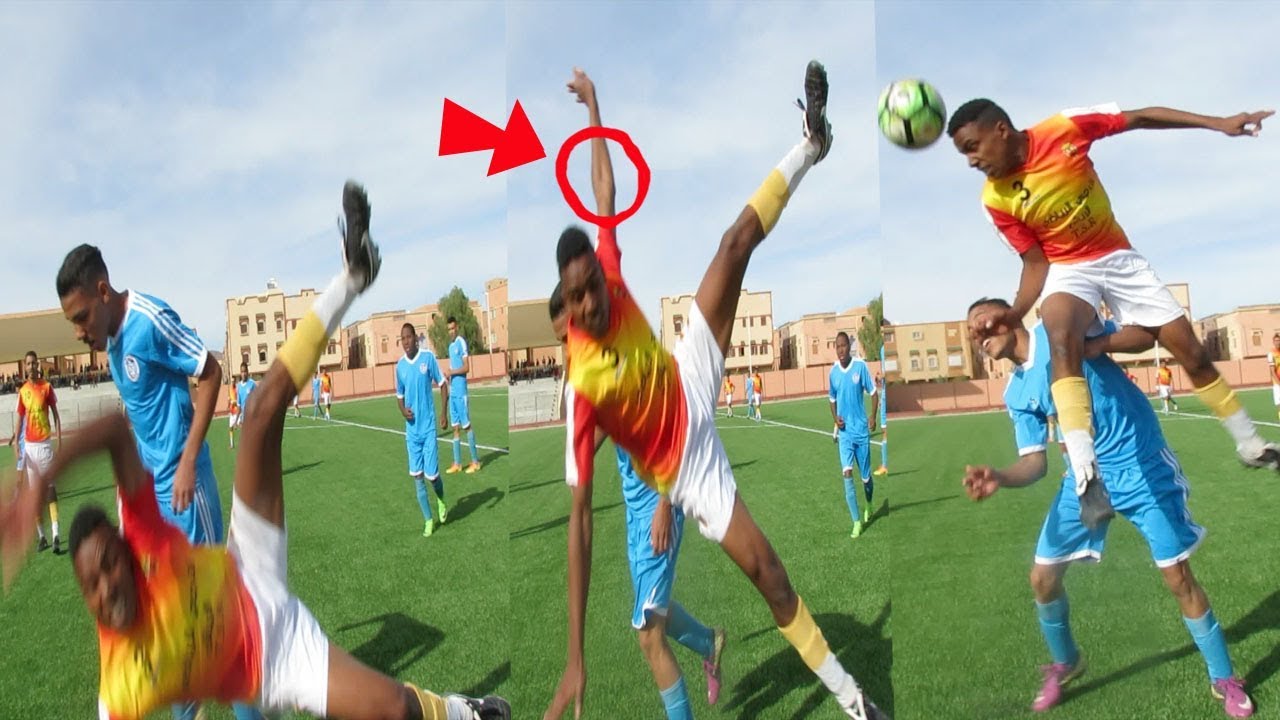 مقابلة ترجي الريش و مجد أرفود التي عرفت إصابة اللاعب عماد بكجى