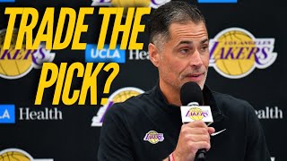 Lakers Should Trade Back In First Round