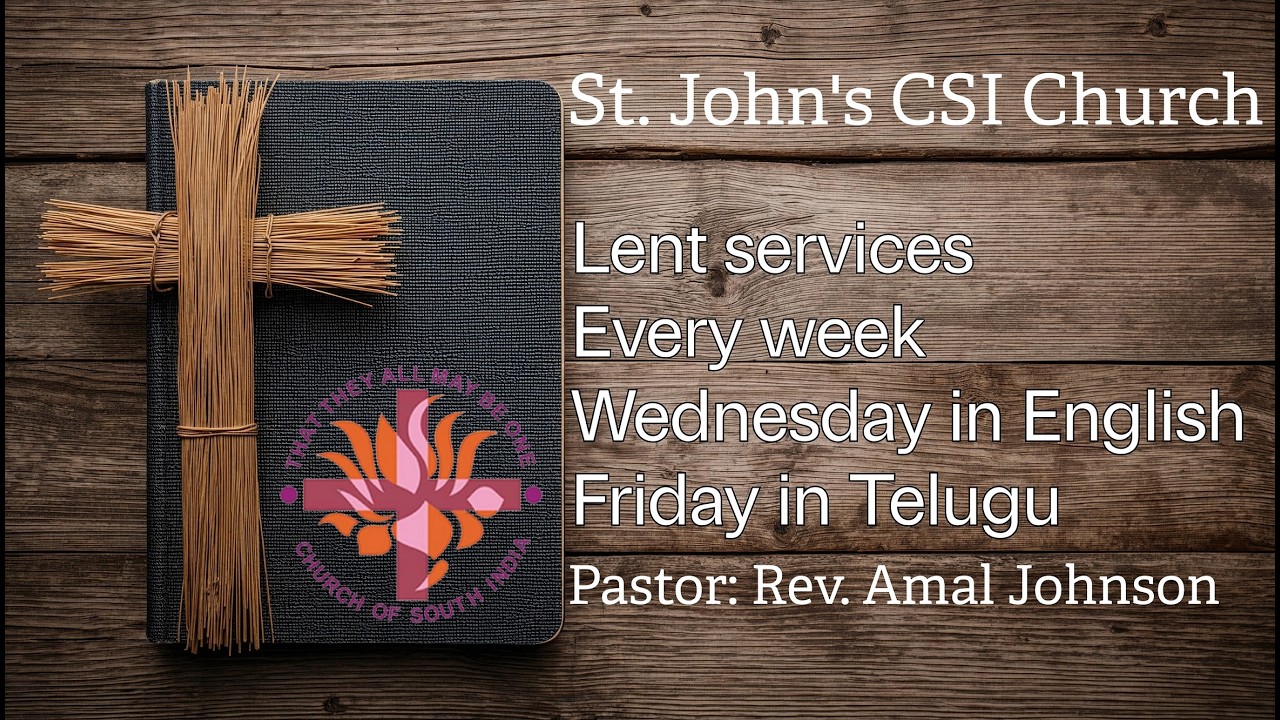 StJohn's CSI Church Guntur's broadcast