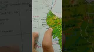 melihat pontianak di peta NKRI atau peta Indonesia #jakarta #shorts