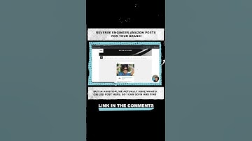 Reverse Engineer Amazon Posts For Your Brand!