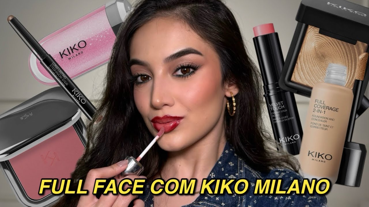 O QUE COMPRAR DA KIKO MILANO? MAQUIAGEM COMPLETA USANDO SÓ PRODUTOS DA MARCA!