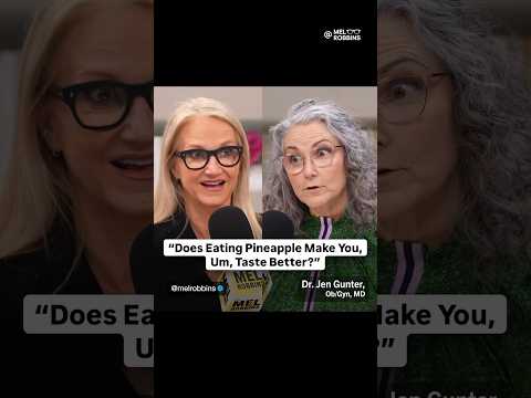 “Does eating pineapple make you, um, taste better?” | Mel Robbins #Shorts