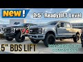 2024 ford f250 25 level vs 5 lift comparison