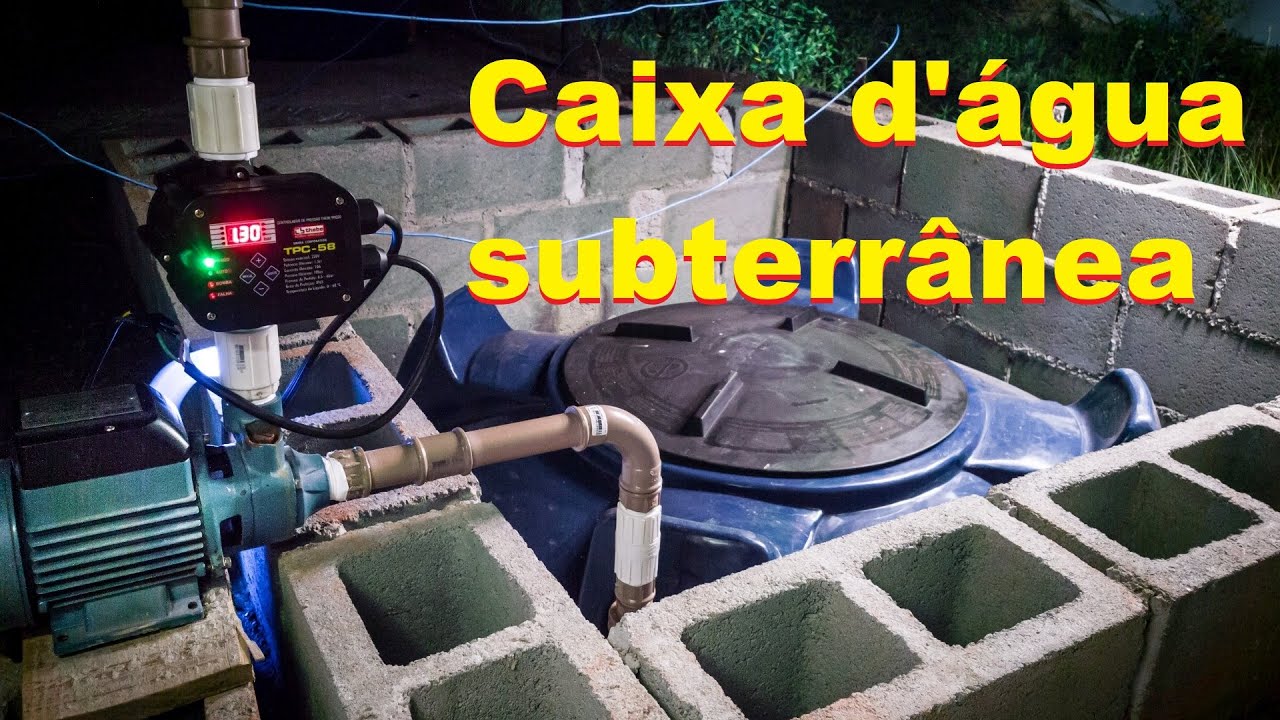 CAIXA D'ÁGUA SUBTERRÂNEA COM PRESSURIZADOR AUTOMÁTICO ( EP 19 - TEMP - 2) -  YouTube