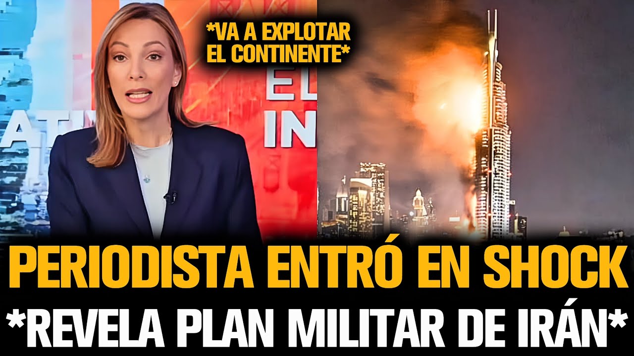 UNA PERIODISTA ENTRÓ EN SHOCK TRAS REVELAR EL PLAN MILITAR DE IRÁN