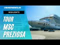 Visite du M S C PREZIOSA - YouTube