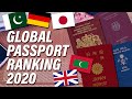 World Most Powerful Passports (2020) - 199 Countries - Passport Ranking 2020