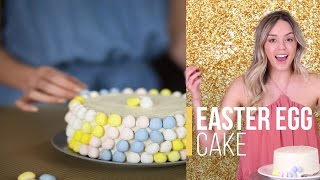 Easter Cake W/ Cadbury Mini Eggs | How to Decorate a Cake | Cayla Jordan TV Wealth