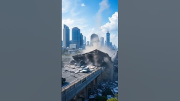 flyover explosion disaster#disaster#tollroad#exploding#trending
