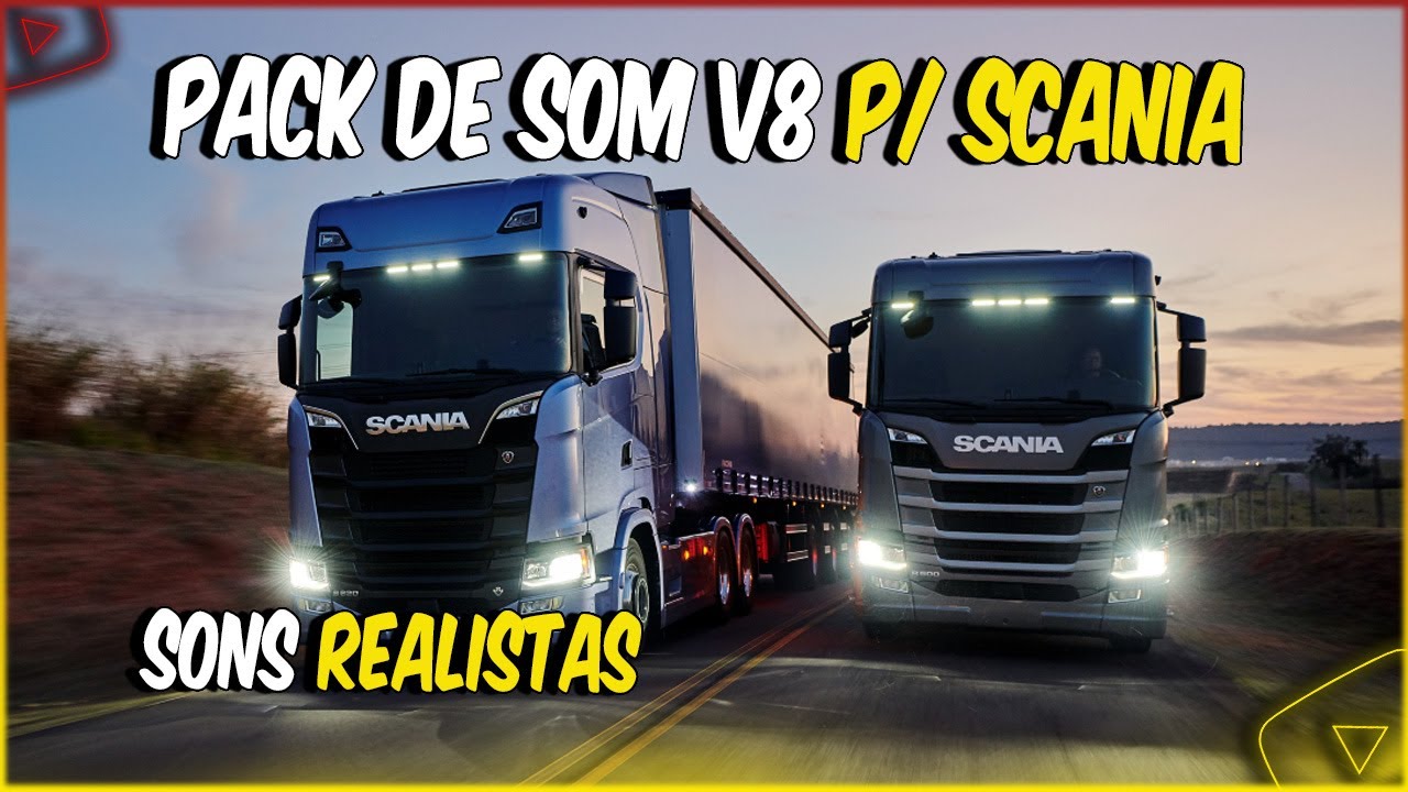 Scania R580 V8 Topline + Som - MixMods